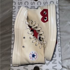 Used Converse Comme Des Garçons Play X Chuck 70 High size 4 men’s 6 women’s